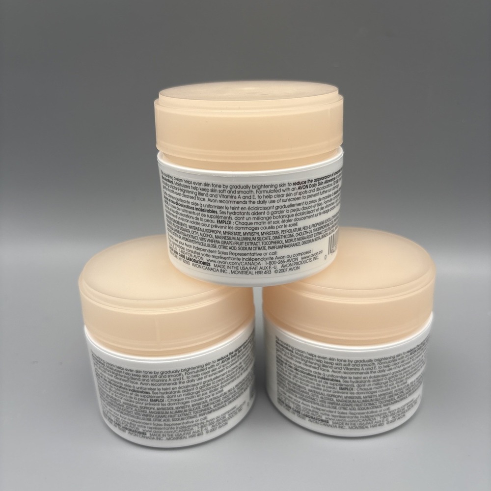Pack of 3 Avon Solutions Banishing Cream Skin Discoloration Improver 2.5 fl. oz - Picture 2 of 3